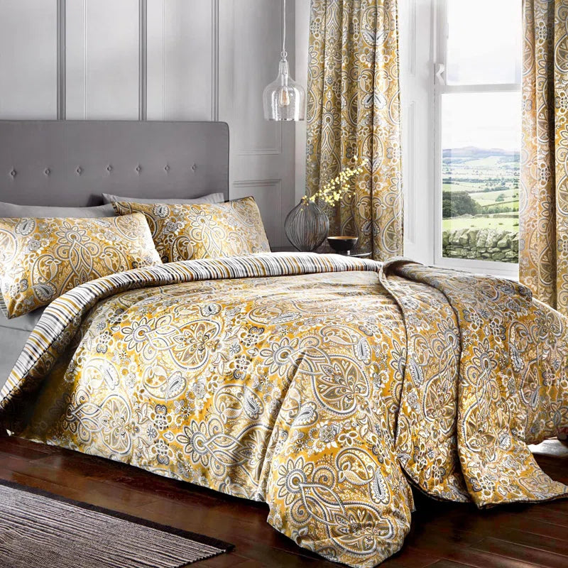 Maduri Polyester Damask [EU ONLY] Duvet Cover Set with Pillowcases