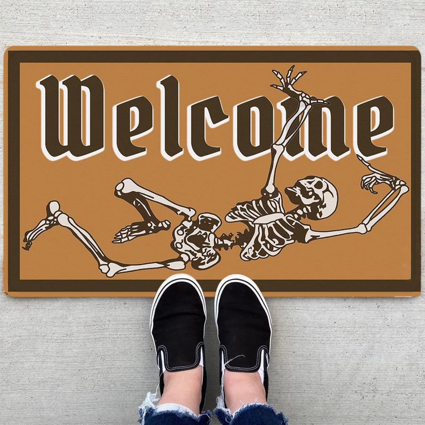 40*60Cm Halloween Doormat Blanket Personal Doormat Noslip Absorb Water Bath Mat Bathroom Home Kitchen Bedroon Floor Mat Entrance