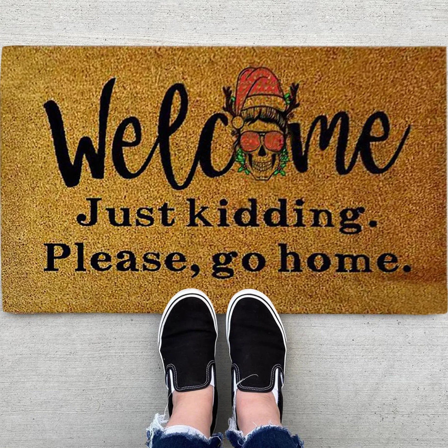 40*60Cm Halloween Doormat Blanket Personal Doormat Noslip Absorb Water Bath Mat Bathroom Home Kitchen Bedroon Floor Mat Entrance