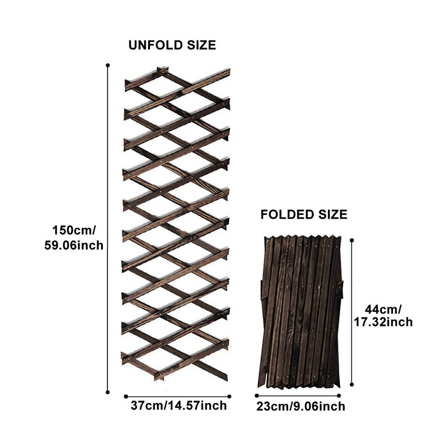 Garden Trellis Expanding Wooden Fence Plant Climb Support Lattice Garden Fence Panel Home Yard Garden Decoration