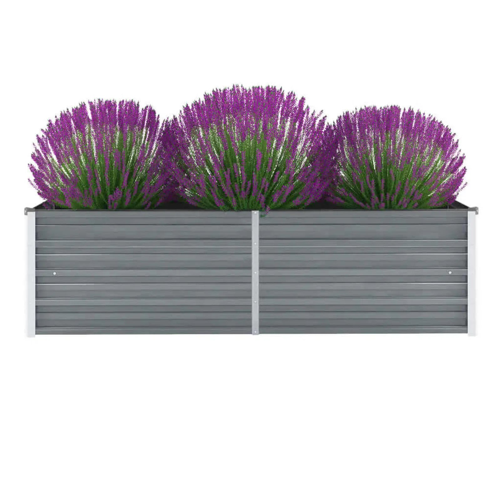 Outdoor Garden Raised Bed Garden Decoration Accsesories Galvanised Steel 160X40X45 Cm Raised Garden Outdoor Flower Pot