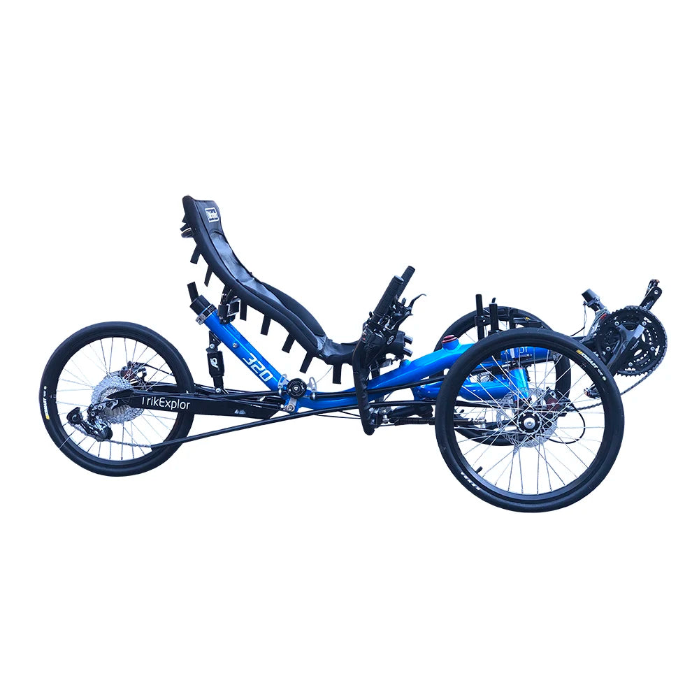 Adult Aluminum Alloy 20 Inch Rear Suspension Recumbent Trike