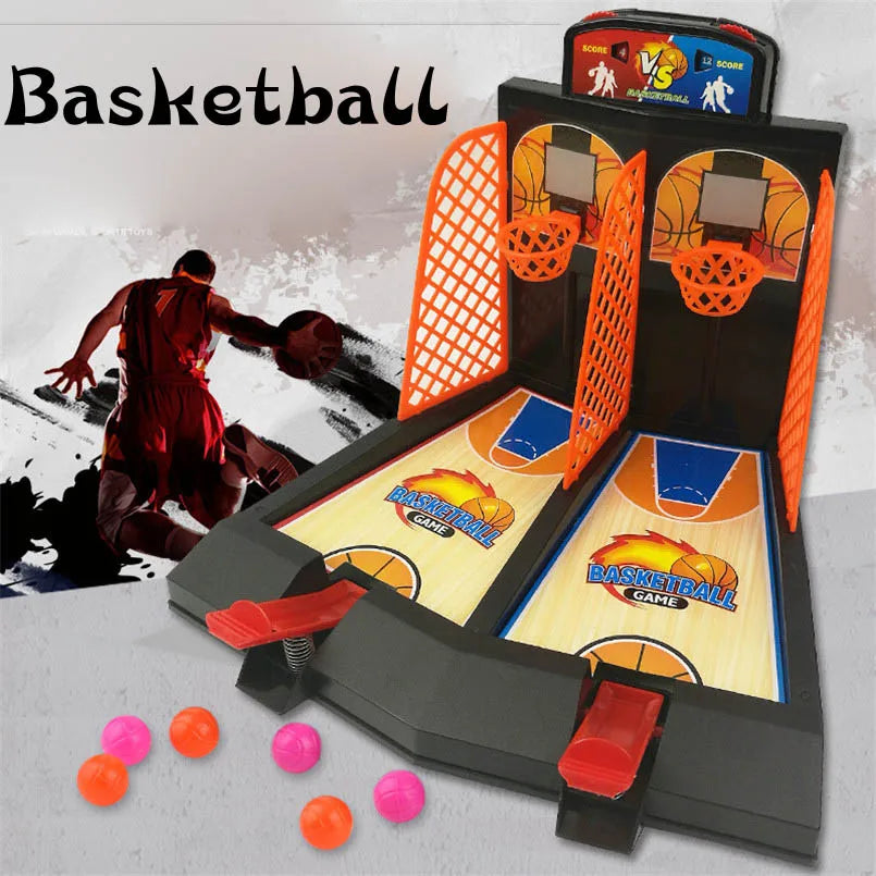 Desktop Basketball Games Mini Finger Basket Sport Shooting Interactive Table Battle Toy Board Party Games Toys for Boys Gifts