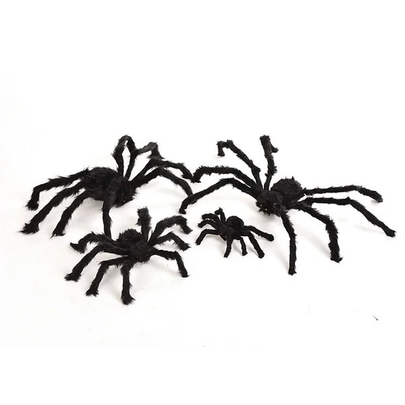 30Cm/50Cm/75Cm Halloween Black Spider Halloween Decoration Haunted House Prop Indoor Outdoor Giant Decor Kids Favors Halloween