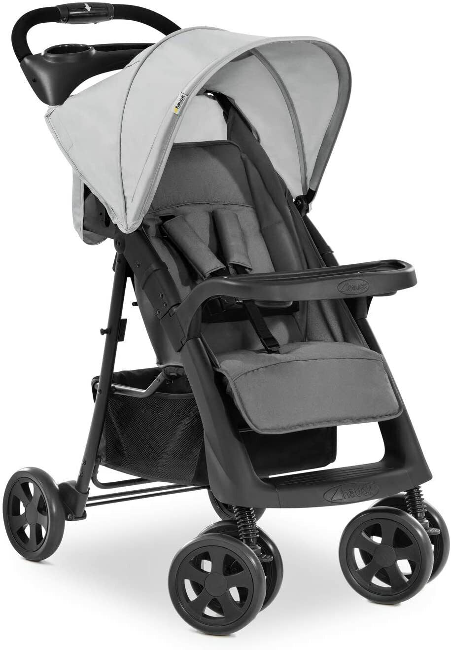 Hauck Shopper Neo II Pushchair Pram Buggy Stroller Grey+Raincover Upto 4 Years