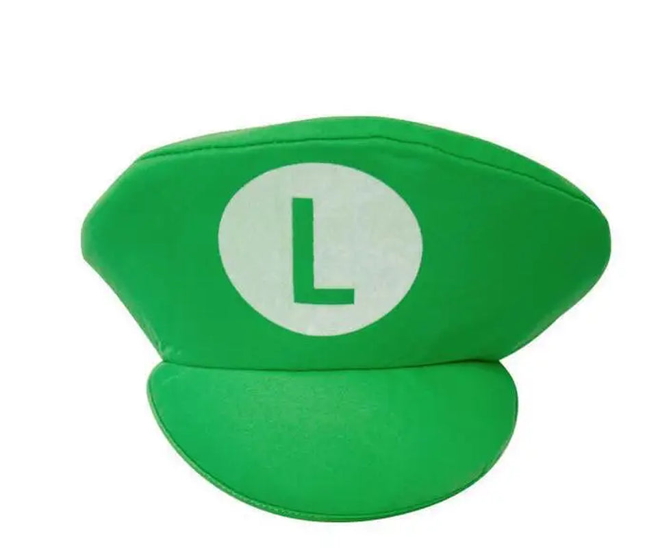 Anime Game Super Luigi Brothers Cosplay Hat Adult Children Halloween Costume Accessories Props