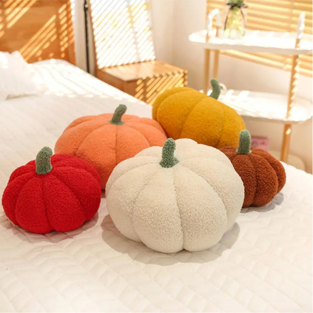 Pumpkin Throw Pillow Plush Soft Cushiontoy