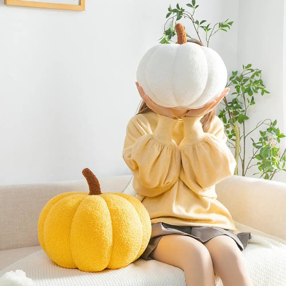 Pumpkin Throw Pillow Plush Soft Cushiontoy