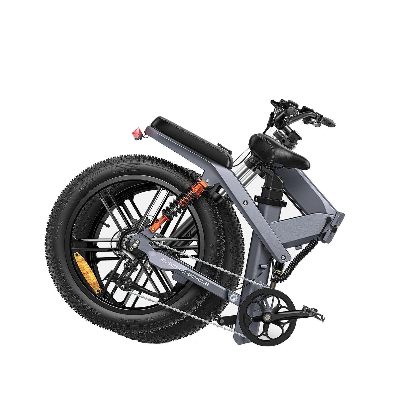 [UK DIRECT]  X26 19.2Ah+10Ah Dual Batteries 1000W Folding Electric Bike 26*4.0 Inch Fat Tire 120-150Km Mileage Range E Bike for Mountain Snowfield Road Triple Suspension System Dual Oil Disc Brake for All-Terrain Roads Mountain E-Bike