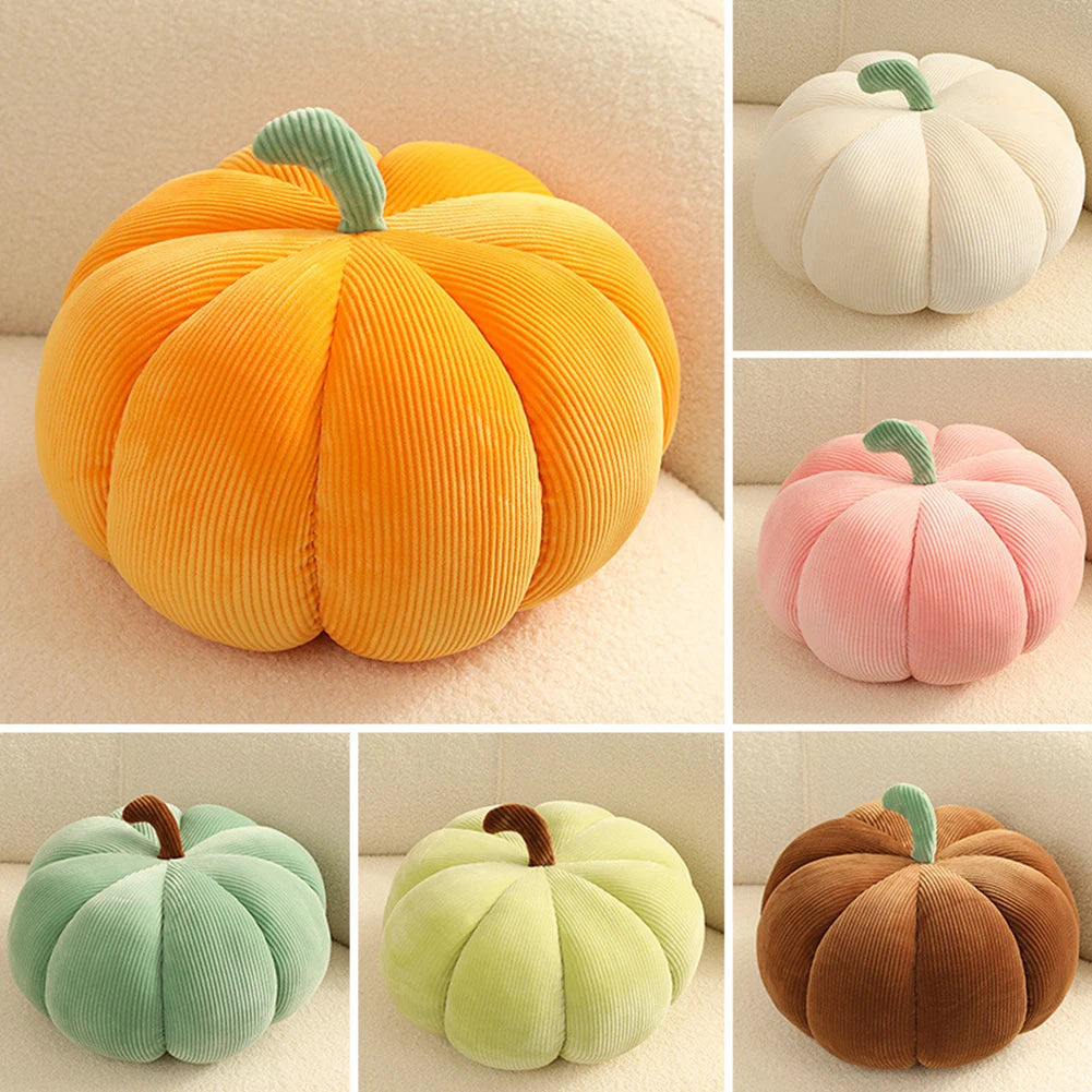 Fluffy Pumpkin Pillow Plush