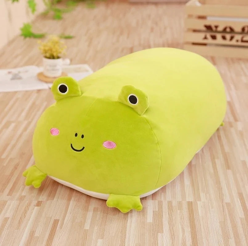 18-28CM Soft Animal Cartoon Pillow Cushion Cute Fat Dog Cat Totoro Penguin Pig Frog Plush Toy Stuffed Lovely Kids Birthyday Gift