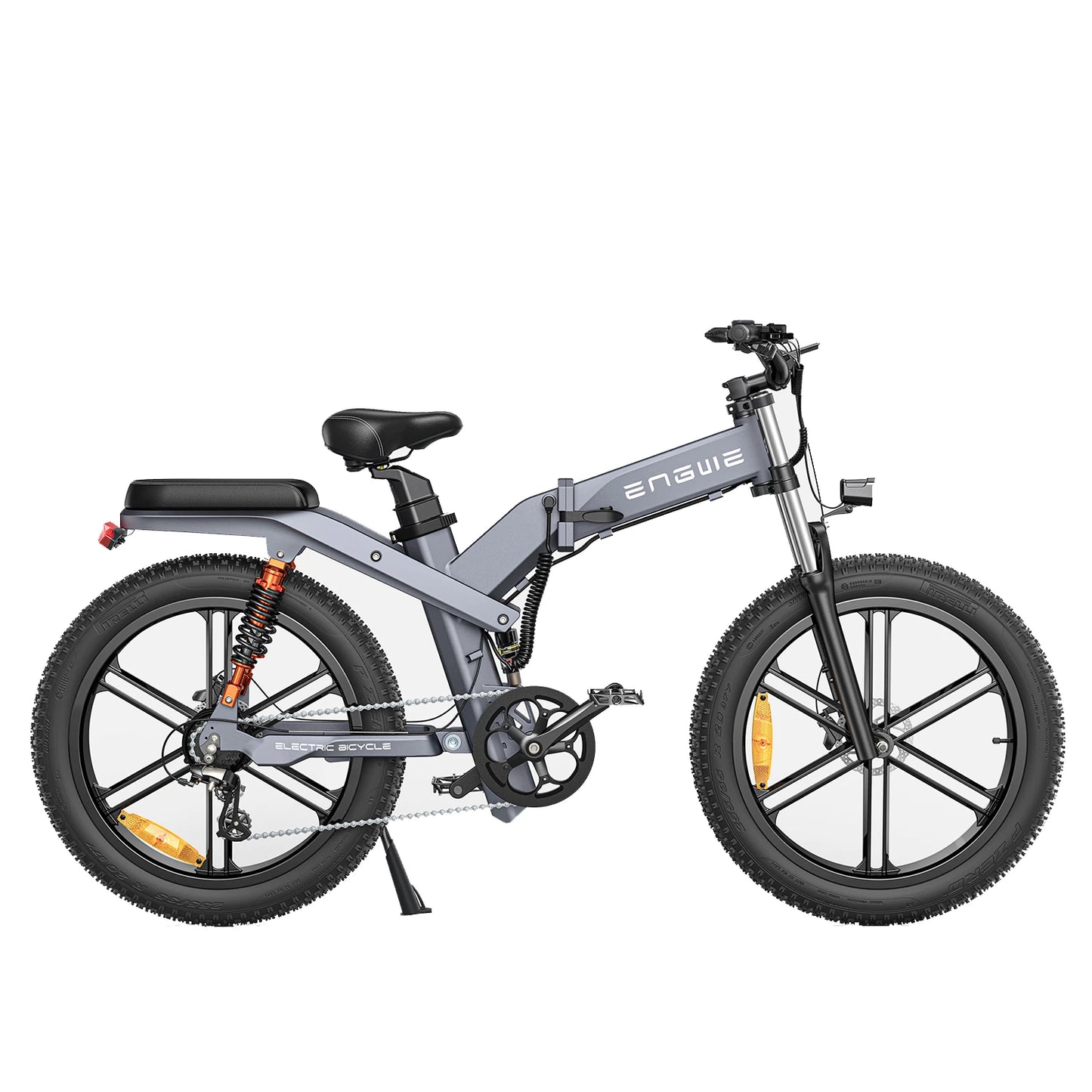 [UK DIRECT]  X26 19.2Ah+10Ah Dual Batteries 1000W Folding Electric Bike 26*4.0 Inch Fat Tire 120-150Km Mileage Range E Bike for Mountain Snowfield Road Triple Suspension System Dual Oil Disc Brake for All-Terrain Roads Mountain E-Bike