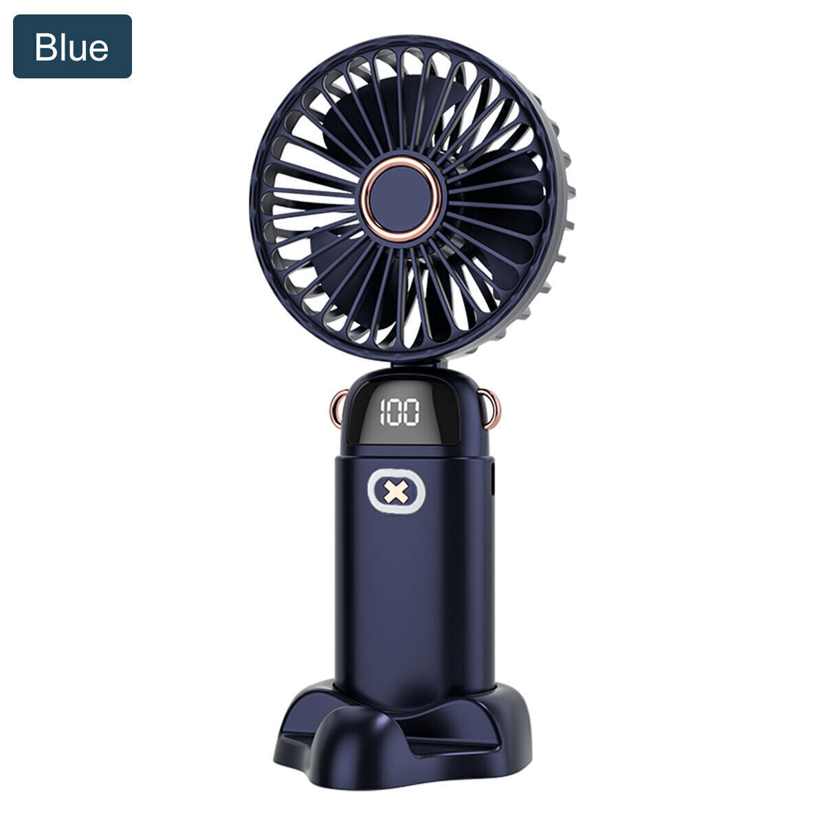 Portable Hand-Held Fan Mini Folding Desk Fan Cooler Cooling USB Rechargeable UK