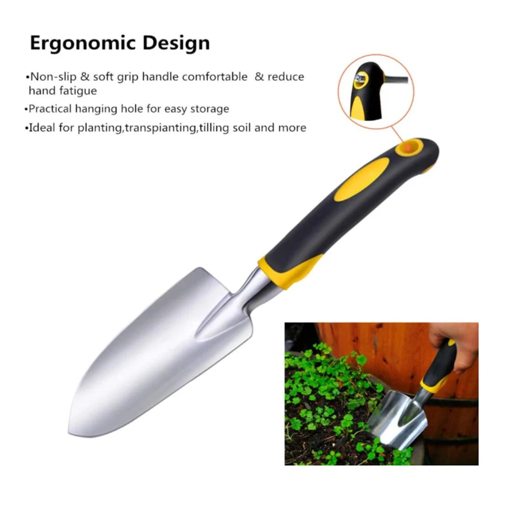 Garden Tool Aluminum Gardening Hand Tools - Garden Trowel - Hand Shovel - Tilling Hand Rake