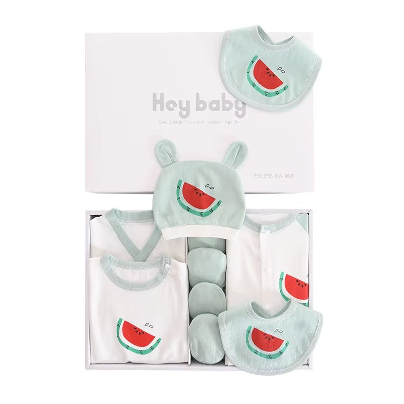 18/23/25Pieces Newborn Baby Clothes Pure Cotton Baby Clothes Set 0-6 Months Summer Kids Clothes Suit Unisex without Box