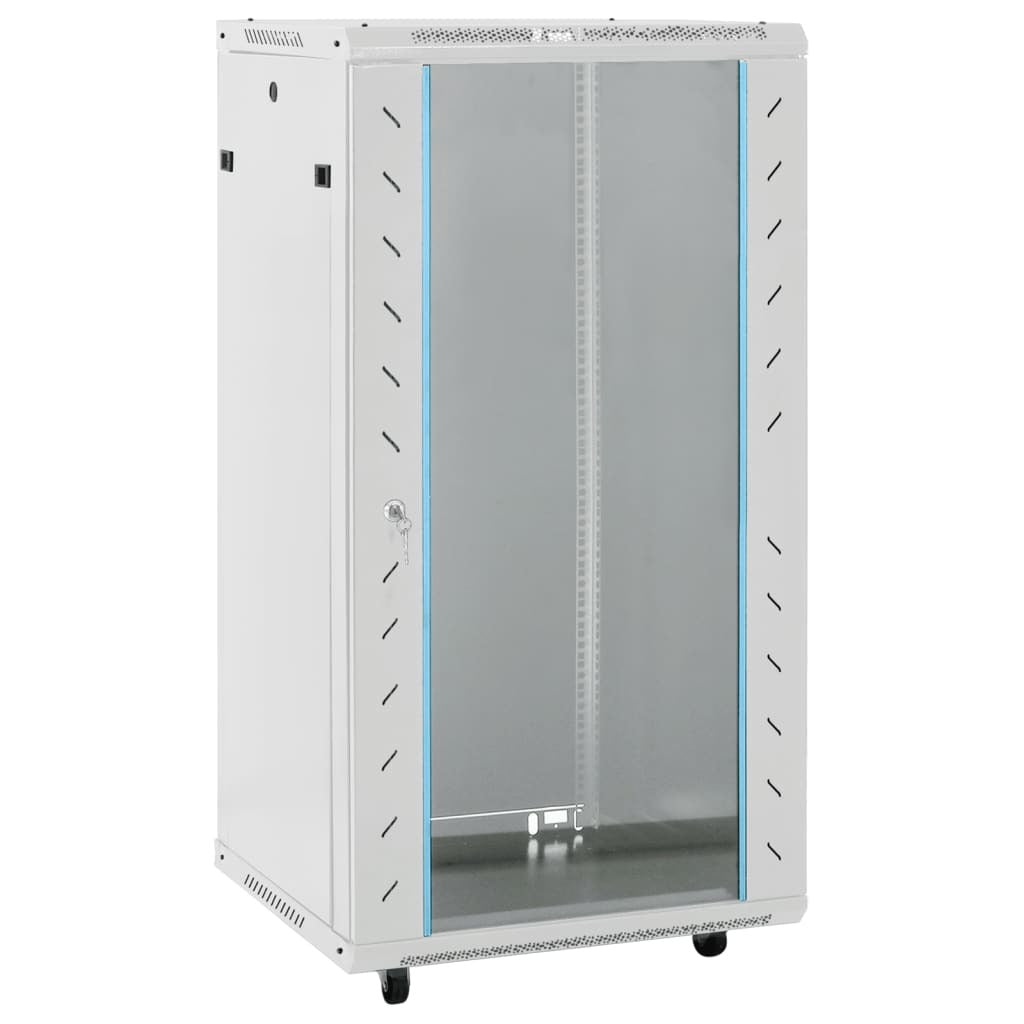 vidaXL 22U Network Cabinet with Swivel Feet 19" IP20 60x60x120 cm