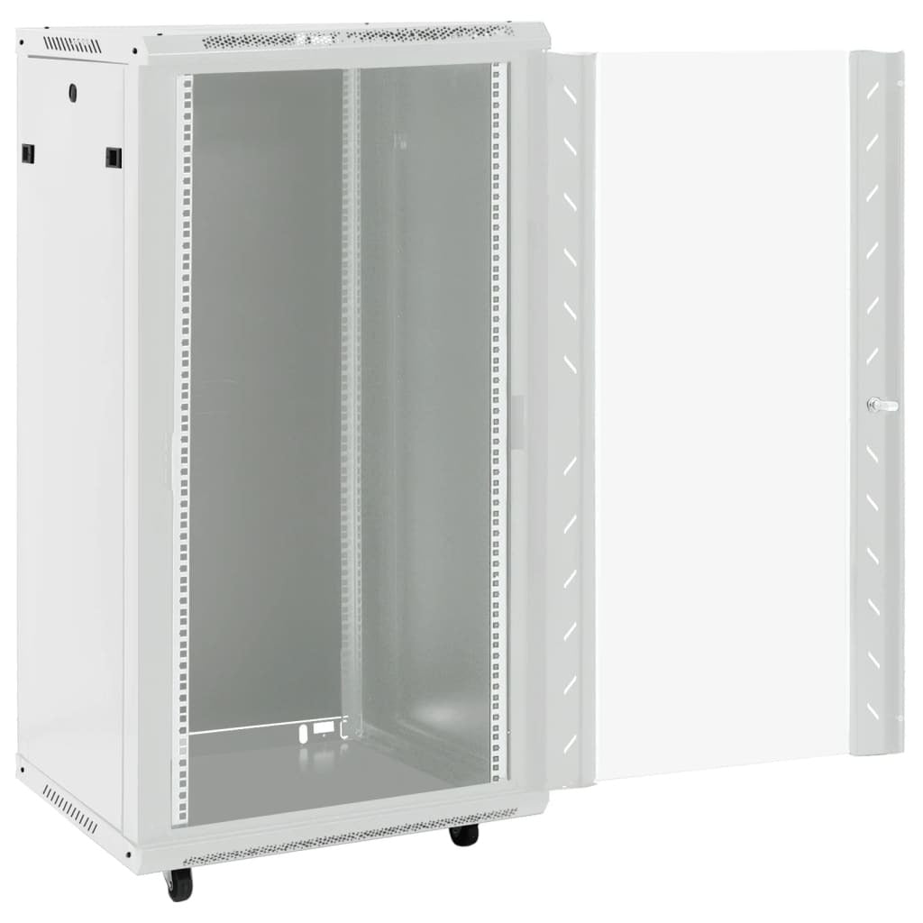 vidaXL 22U Network Cabinet with Swivel Feet 19" IP20 60x60x120 cm