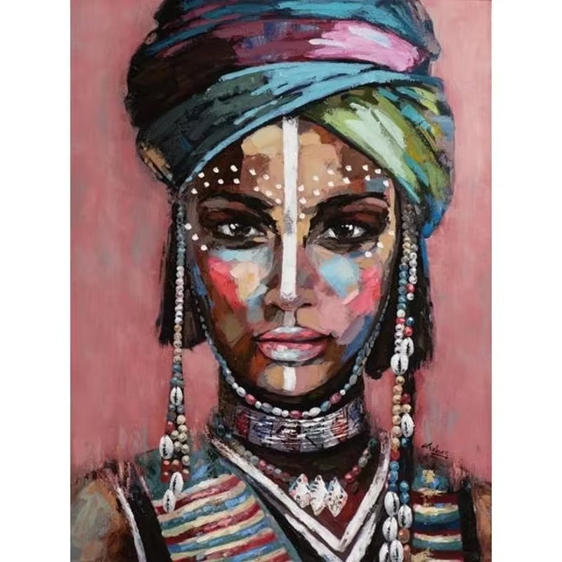 African Black Woman Graffiti Art Posters and Prints Abstract African Girl Canvas Paintings on the Wall Art Pictures Wall Decor