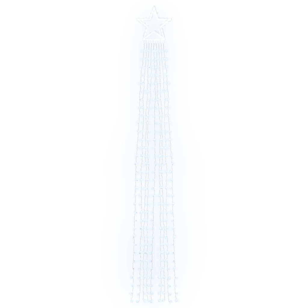 vidaXL Christmas Tree light 320 LEDs Cold White 375 cm