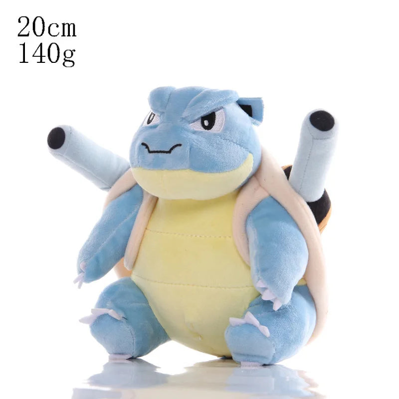 20Cm Pokemon Stuffed Plush Toys Kawaii Pikachu Raichu Jenny Turtle Anime Doll Kids Birthday Christmas Gift