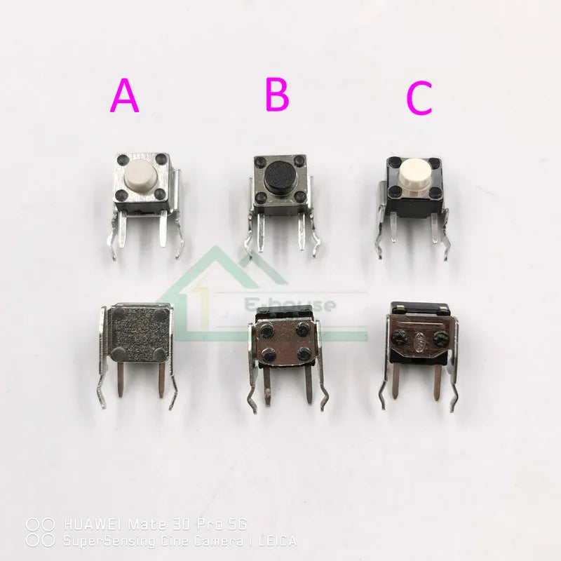 10Pcs for Xbox 360 Controller LB RB Bumper Button Micro Switch Replacement for Xbox One Controller