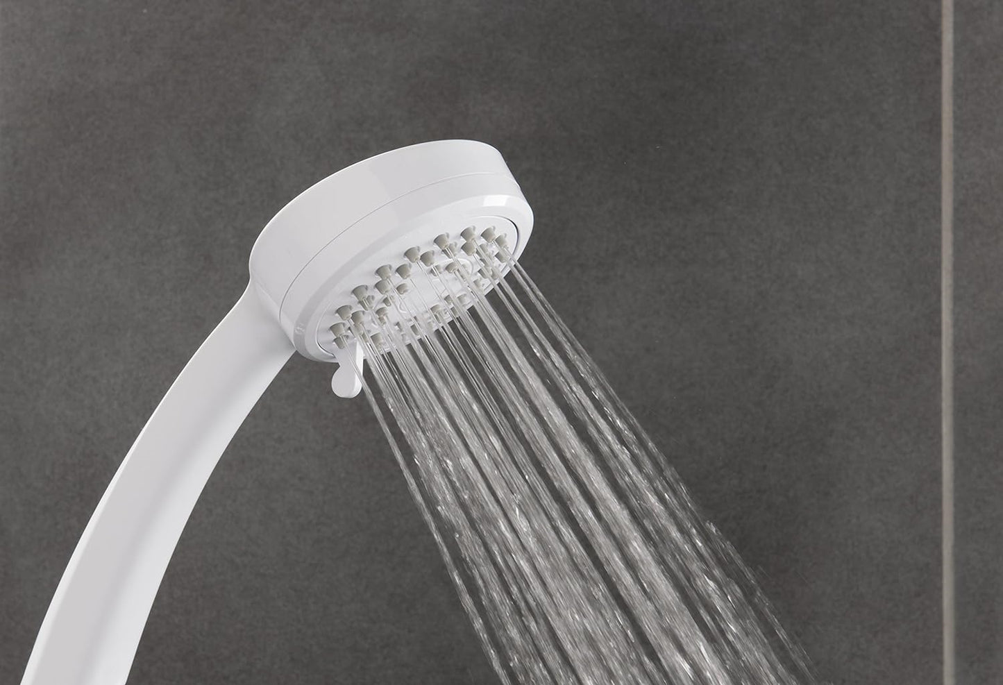 Triton SFXLAR3POSWH 3 Spray Pattern Shower Head, White