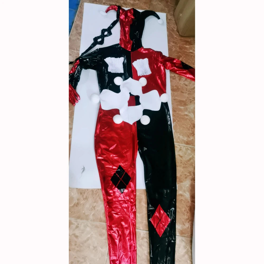 Adult Classic Cosplay Costume Latex Jumpsuit Zentai Suit Fantasia Halloween Costume for Women