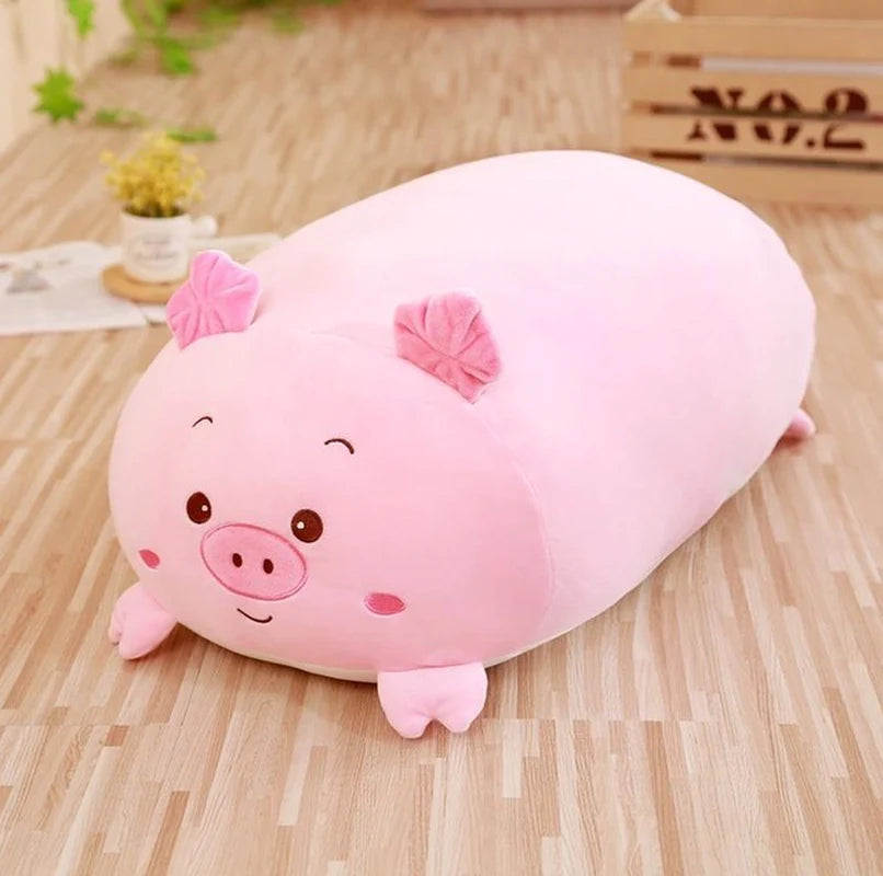 18-28CM Soft Animal Cartoon Pillow Cushion Cute Fat Dog Cat Totoro Penguin Pig Frog Plush Toy Stuffed Lovely Kids Birthyday Gift