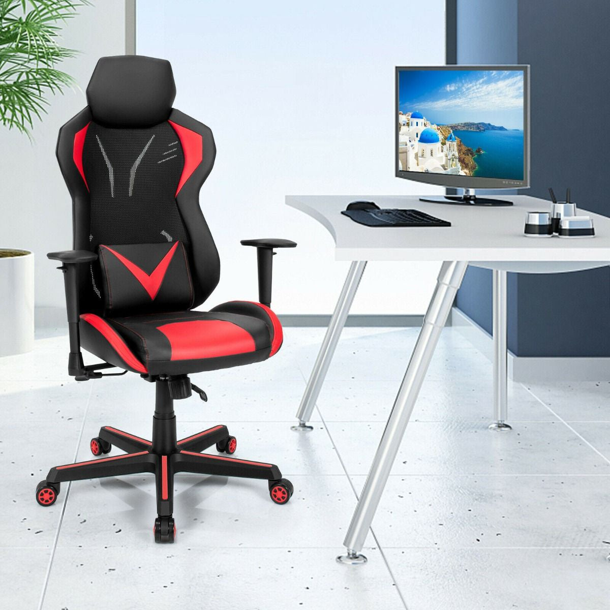 Ergonomic Gaming Chair with Tilting Function