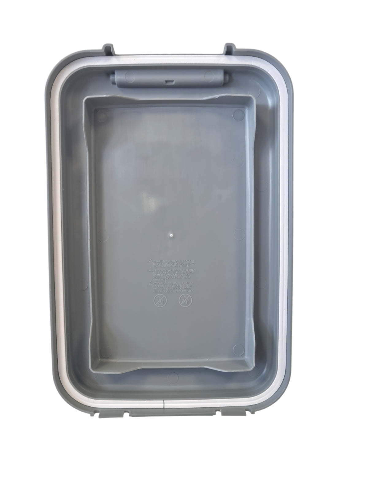 Clear Pet Food Container on Wheels Dog Cat Animal Storage Bin Dry Feed Including