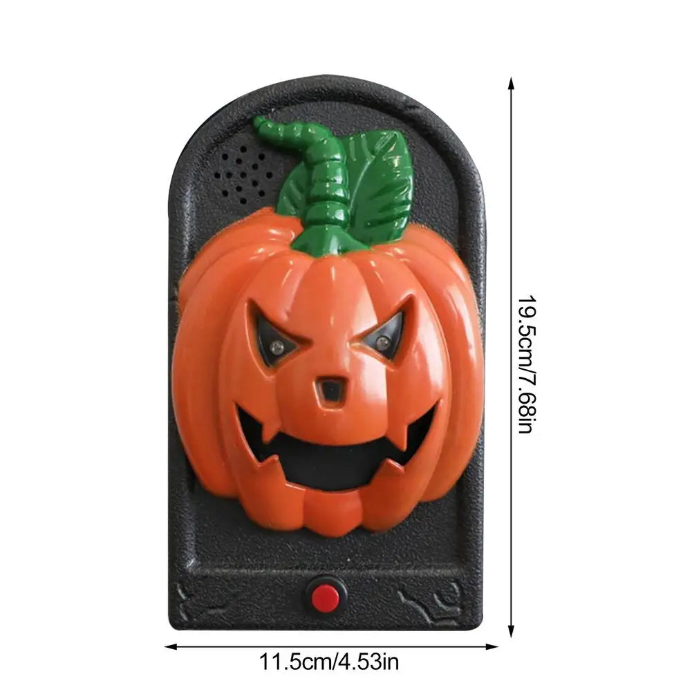 Halloween Haunted Doorbell Animated Eyeball Halloween Decoration with Spooky Sounds Halloween Doorbell Party Decor