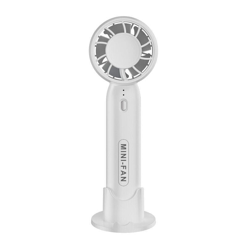 Portable Hand-Held Fan Mini Folding Desk Fan Cooler Cooling USB Rechargeable UK