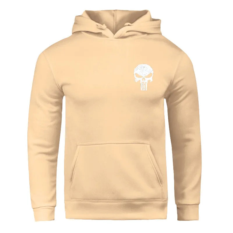 Punishers Printed Fleece Pullover Hoodies Men/Women Casual Hooded Streetwear Sweatshirts Male Skull Harajuku High Quality Tops