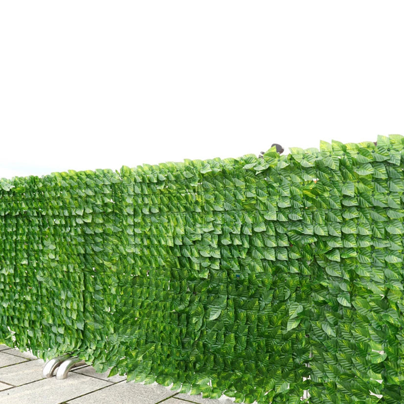 Artificial Ivy Leaf Balcony Screen Fences for Garden Privacy Garden Ornaments Plastic Garden Border Yard and Garden Home Decor