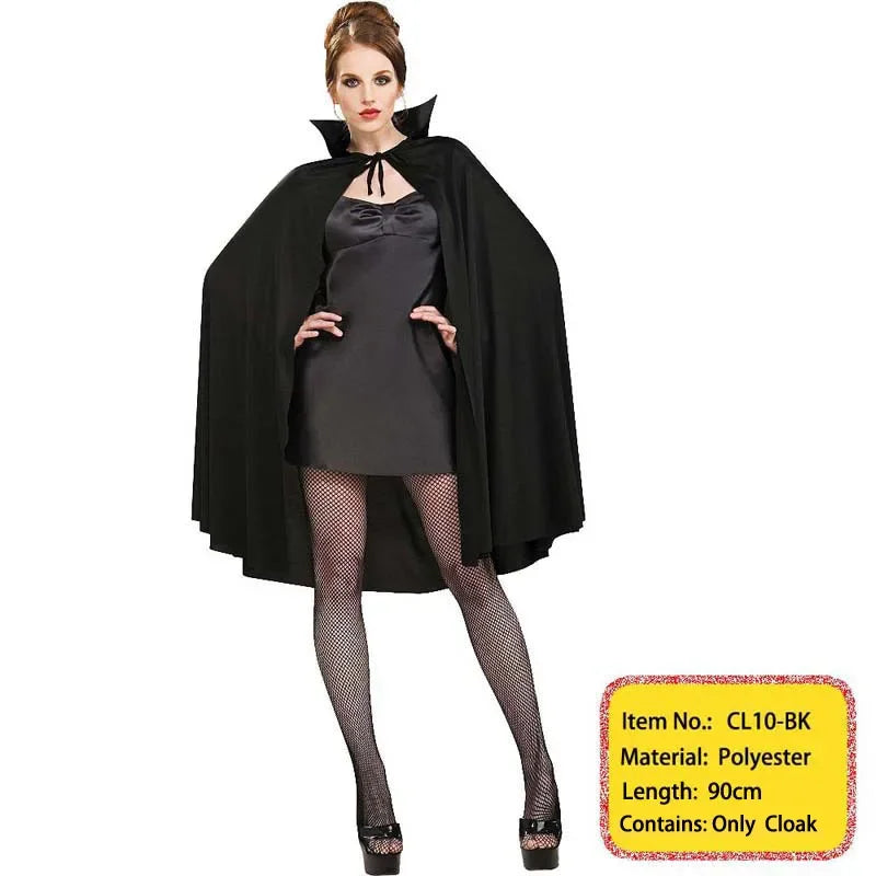 Adult Costumes - Halloween Costumes for Men and Women Vampire Capes Hooded Cloak