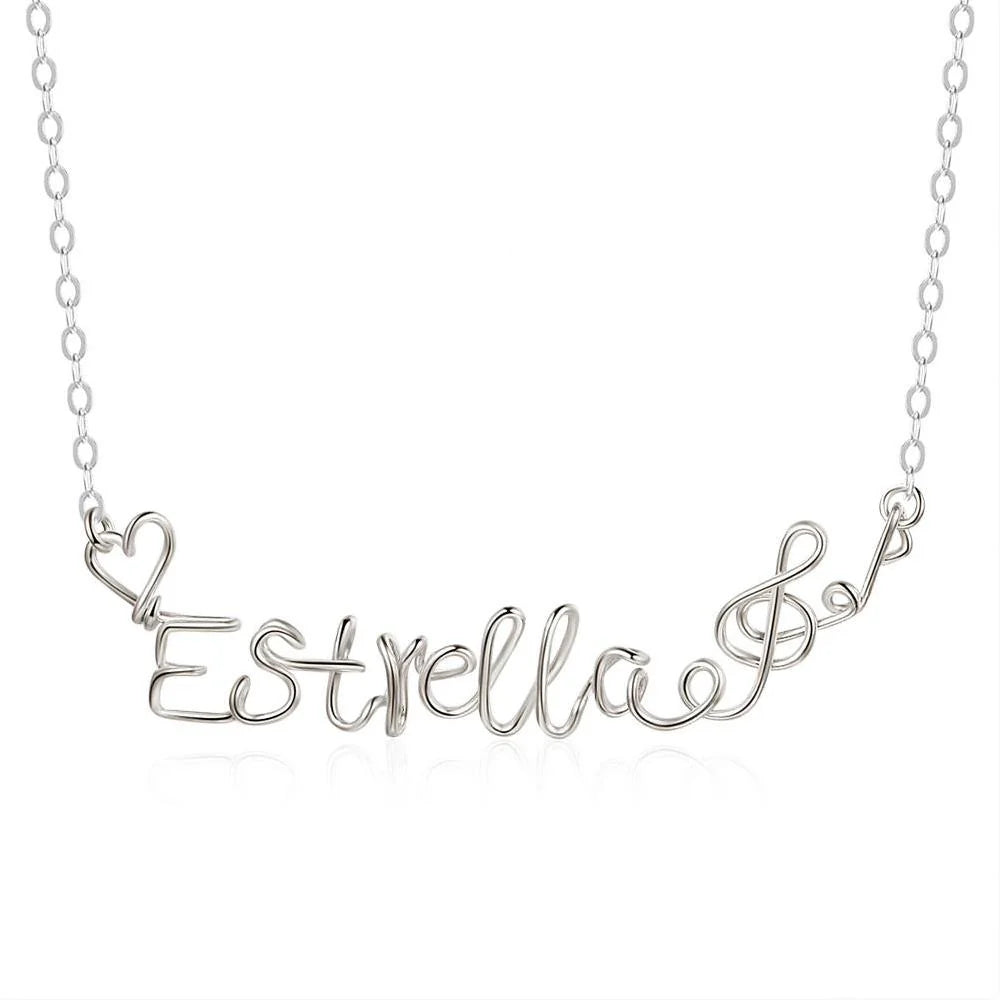 925 Sterling Silver Name Necklace