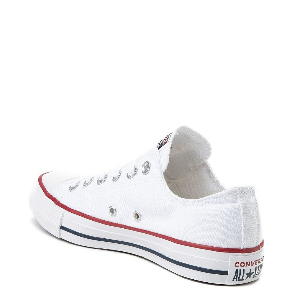 Converse All Star OX Chuck Taylor Women & Mens Canvas Trainers - Optical White