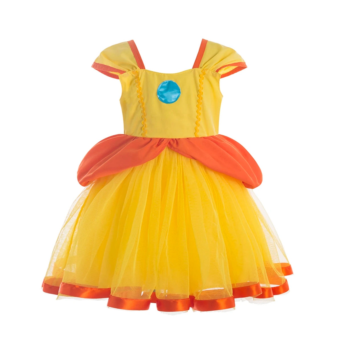 Princess Peach Costume Princess Daisy Costume Dresses Inspired Tutu Dress Birthday Outfit Halloween Costume Princess Tutus