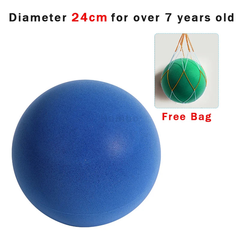 Bouncing Mute Ball Indoor Silent Basketball 24Cm Foam Basketball Silent Soft Ball Air Bounce Basket Ball Size 3/5/7 Sports Toy