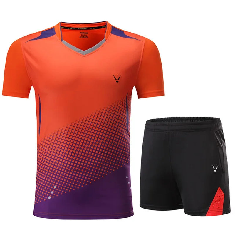 New Tennis Clothes Men Adult Badminton Clothes Men Table Sports Golf Polo Shirts Clothes, Running Exercise T-Shirts Sportswear