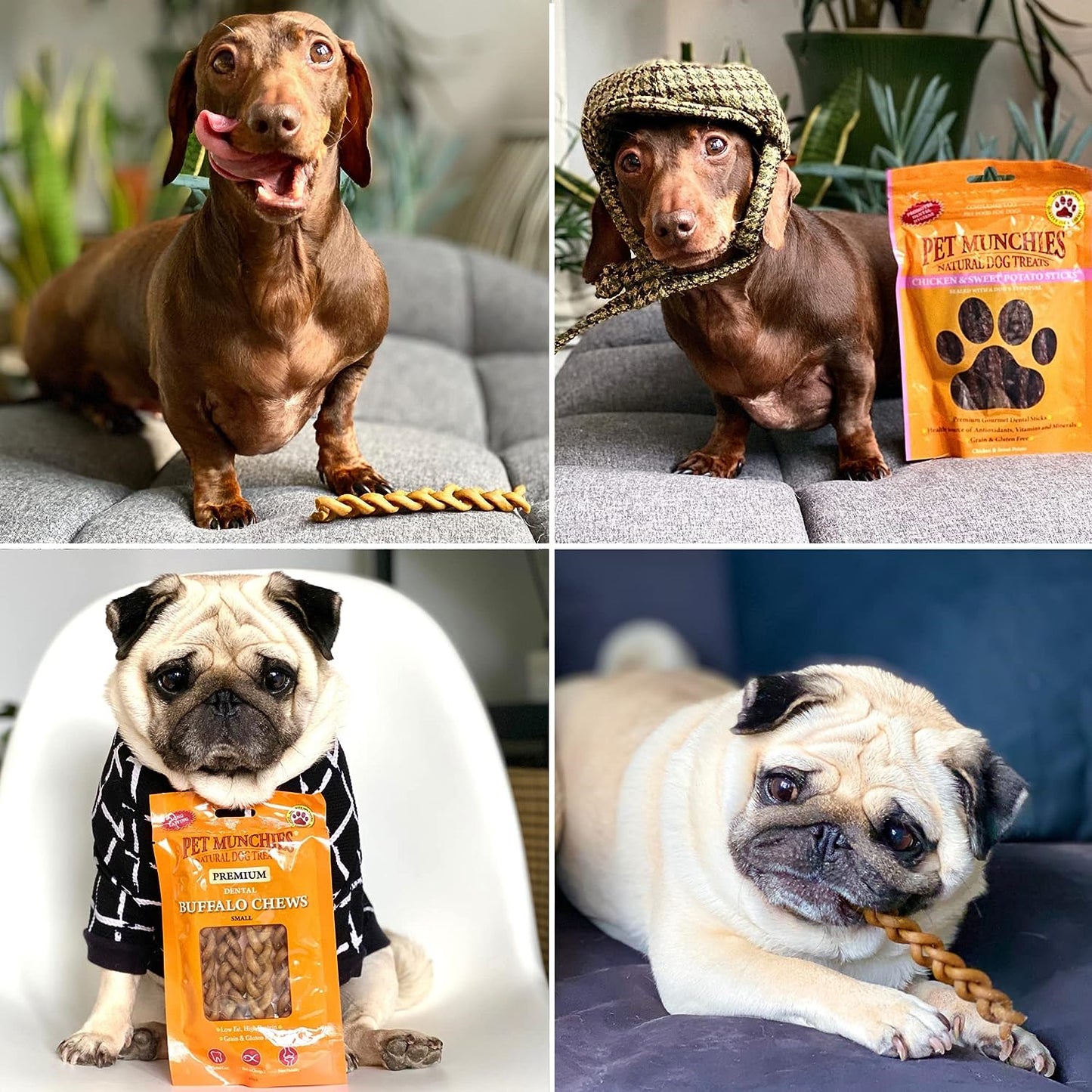 Pet Munchies Venison & Beef Liver Dog Training Treats, Grain Free Tasty Bites In