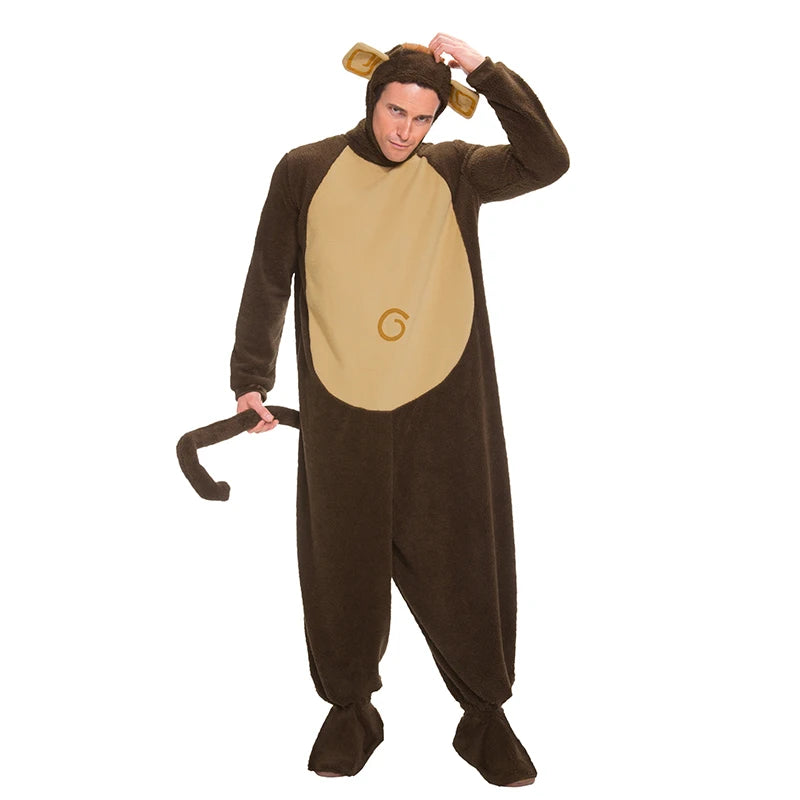 Family Monkey Costume Baby Toddler Monkey Costume Halloween Costume Adult Animal Cosplay 2021