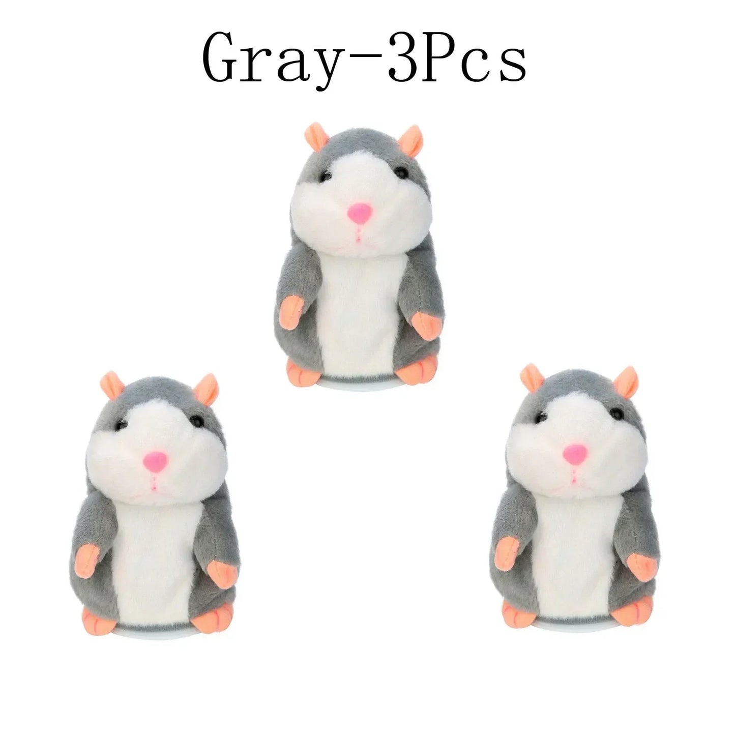 New 15Cm Cute Talking Hamster Talking Sound Recording Repeatable Stuffed Animal Recordable Hamster Doll Gifts