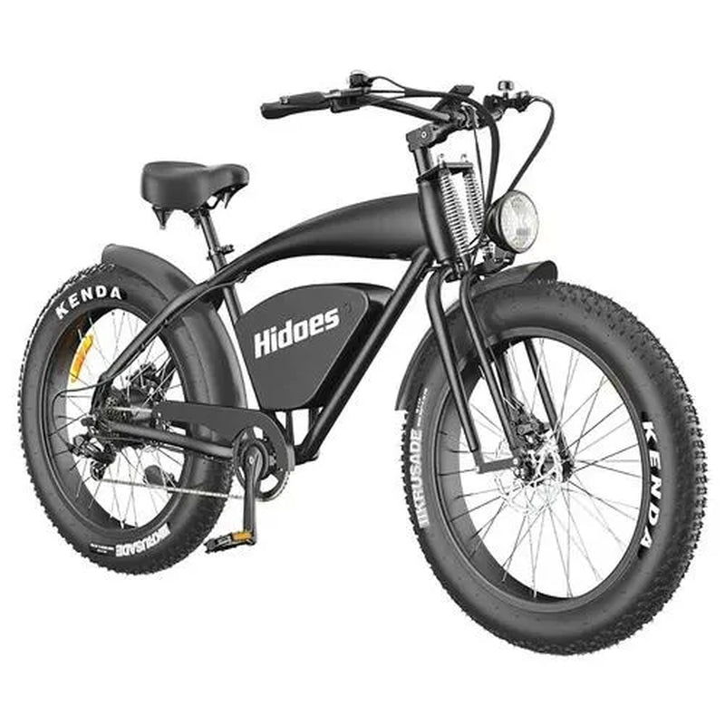 Hidoes B3 Electric Mountain Bike 26*4.0 Inch Off-Road Fat Tires 1200W Brushless Motor 25Km/H Max Speed 48V 17.5Ah Battery for 50-60KM Mileage