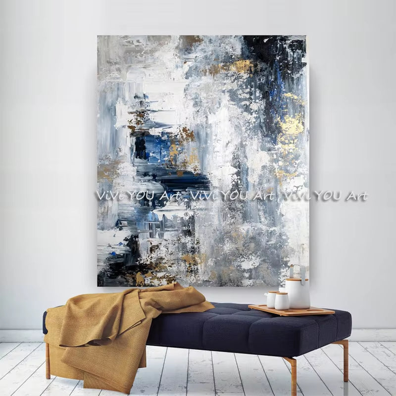 Large Original Hand Painted Abstract Painting Modern Abstract Painting Hand Painted Oil Painting Wall Art Abstract Textured Art