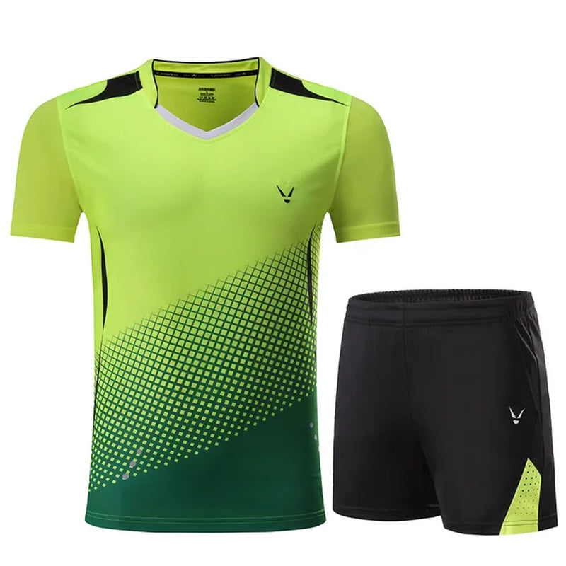 New Tennis Clothes Men Adult Badminton Clothes Men Table Sports Golf Polo Shirts Clothes, Running Exercise T-Shirts Sportswear