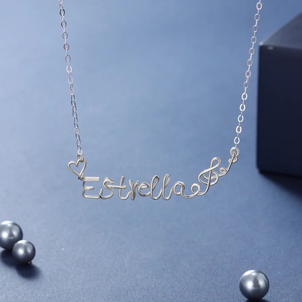 925 Sterling Silver Name Necklace