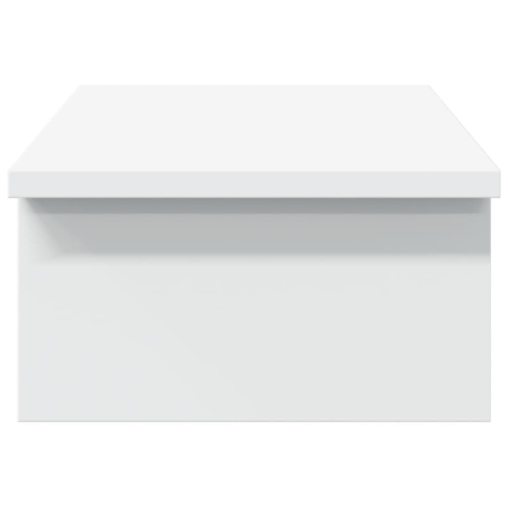 vidaXL Monitor Stand White 50x27x15 cm Engineered Wood