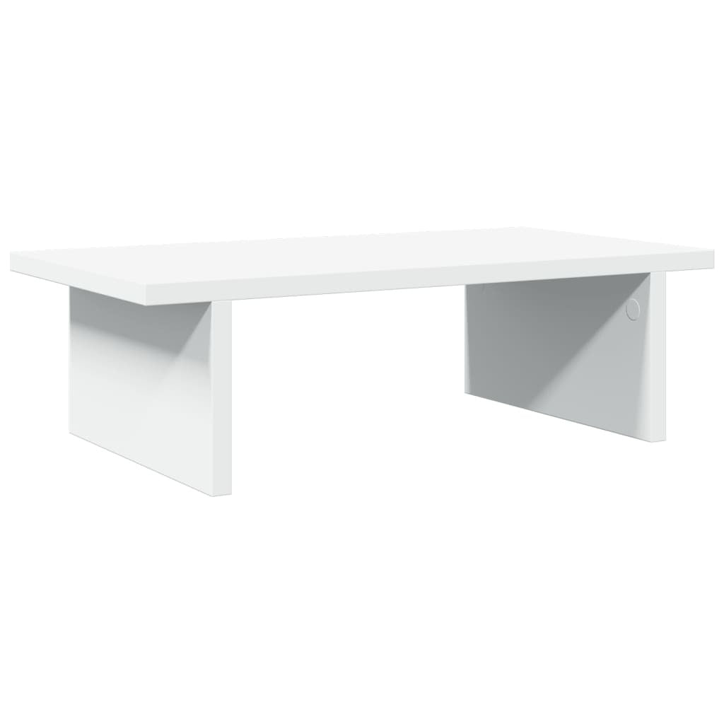 vidaXL Monitor Stand White 50x27x15 cm Engineered Wood