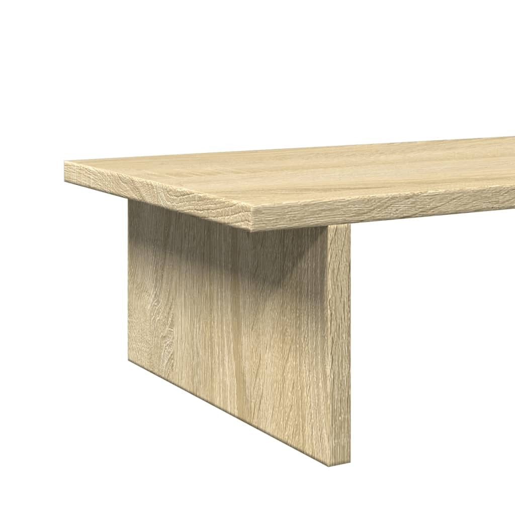 vidaXL Monitor Stand Sonoma Oak 50x27x15 cm Engineered Wood